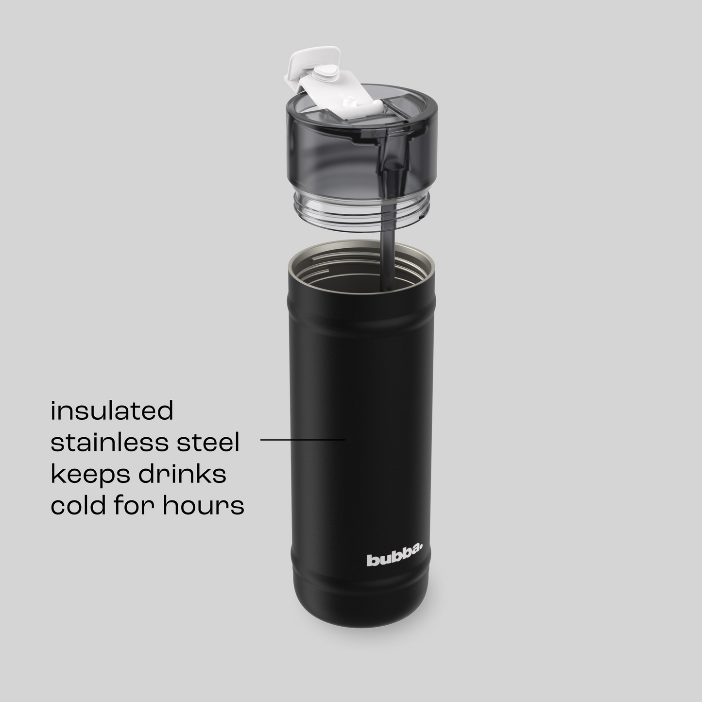 bubba 32 oz DualSip Insulated Stainless Steel Water Bottle - Office Siren - US 9371