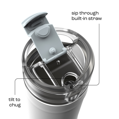 bubba 18 oz DualSip Insulated Stainless Steel Water Bottle - Fresh Kicks - US 1956