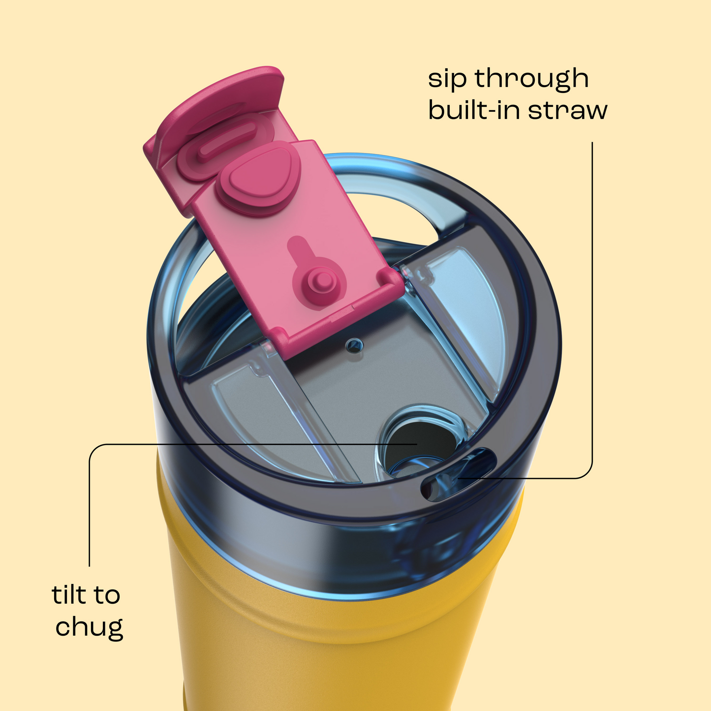 bubba 24 oz DualSip Insulated Stainless Steel Water Bottle - Spirit Week - US 5974
