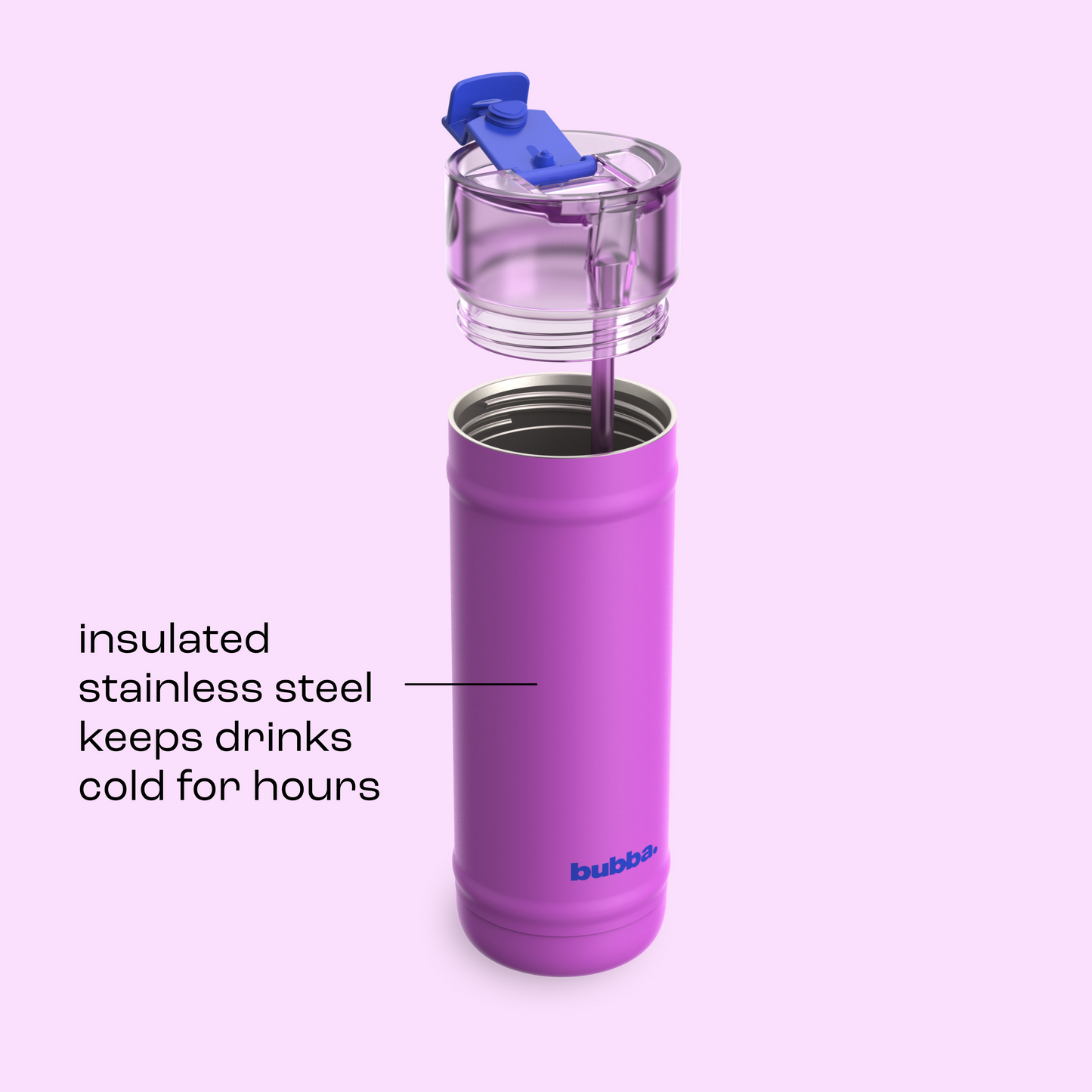 bubba 32 oz DualSip Insulated Stainless Steel Water Bottle - Mood Booster - US 2549