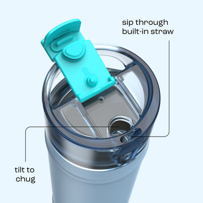 bubba 24 oz DualSip Insulated Stainless Steel Water Bottle - Daydreamin - US 4787