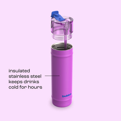 bubba 24 oz DualSip Insulated Stainless Steel Water Bottle - Mood Booster - US 1904