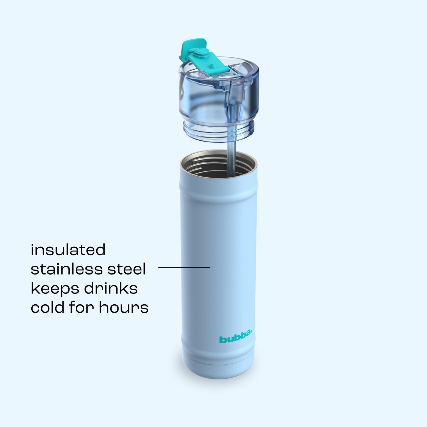 bubba 24 oz DualSip Insulated Stainless Steel Water Bottle - Daydreamin - US 4787