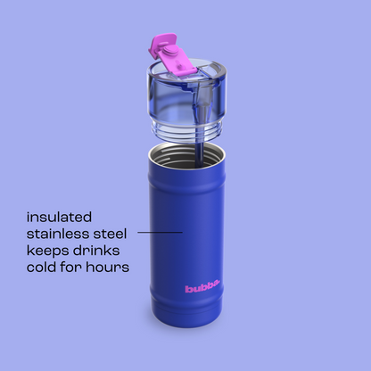 bubba 18 oz DualSip Insulated Stainless Steel Water Bottle - Ocean Energy - US 1180