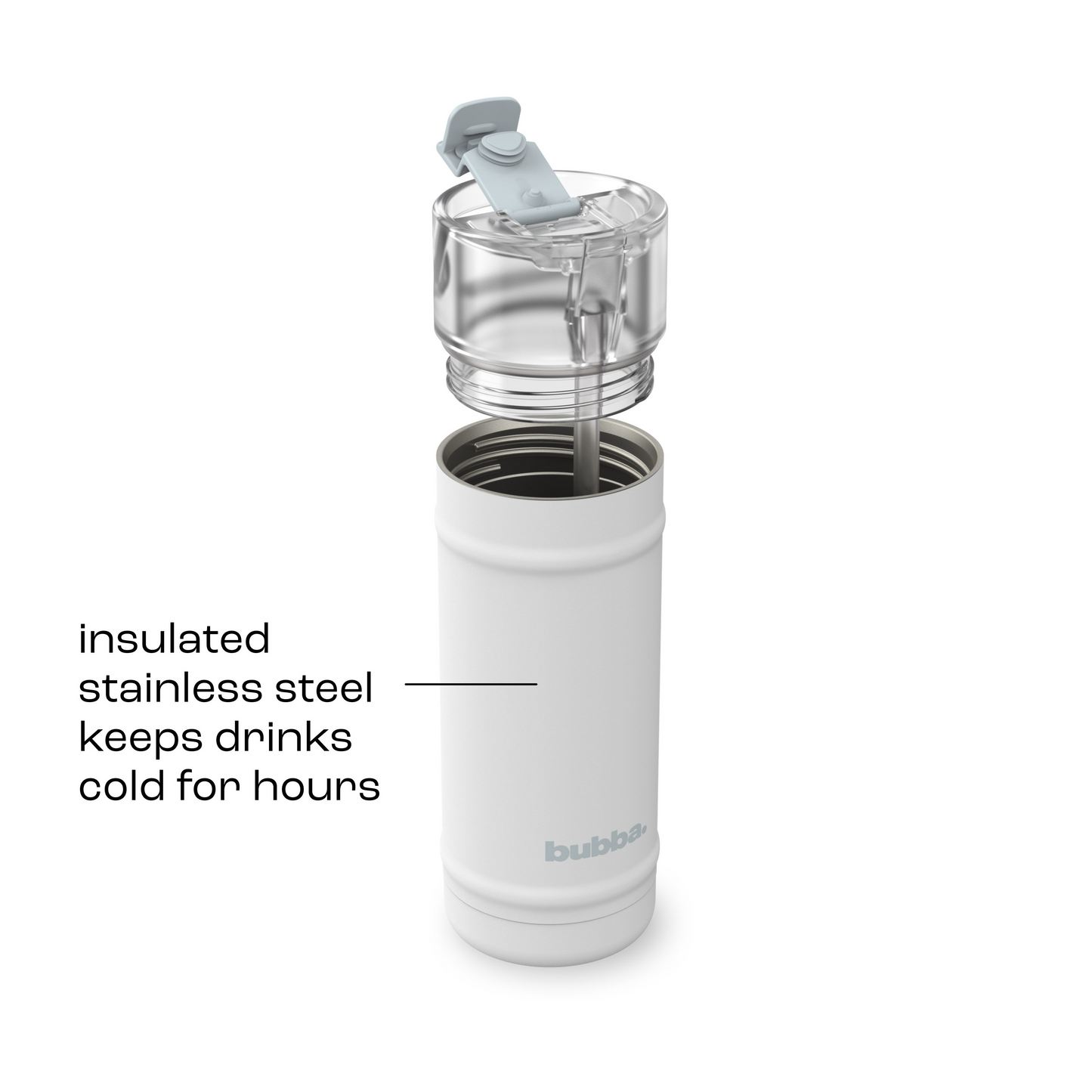 bubba 18 oz DualSip Insulated Stainless Steel Water Bottle - Fresh Kicks - US 1956