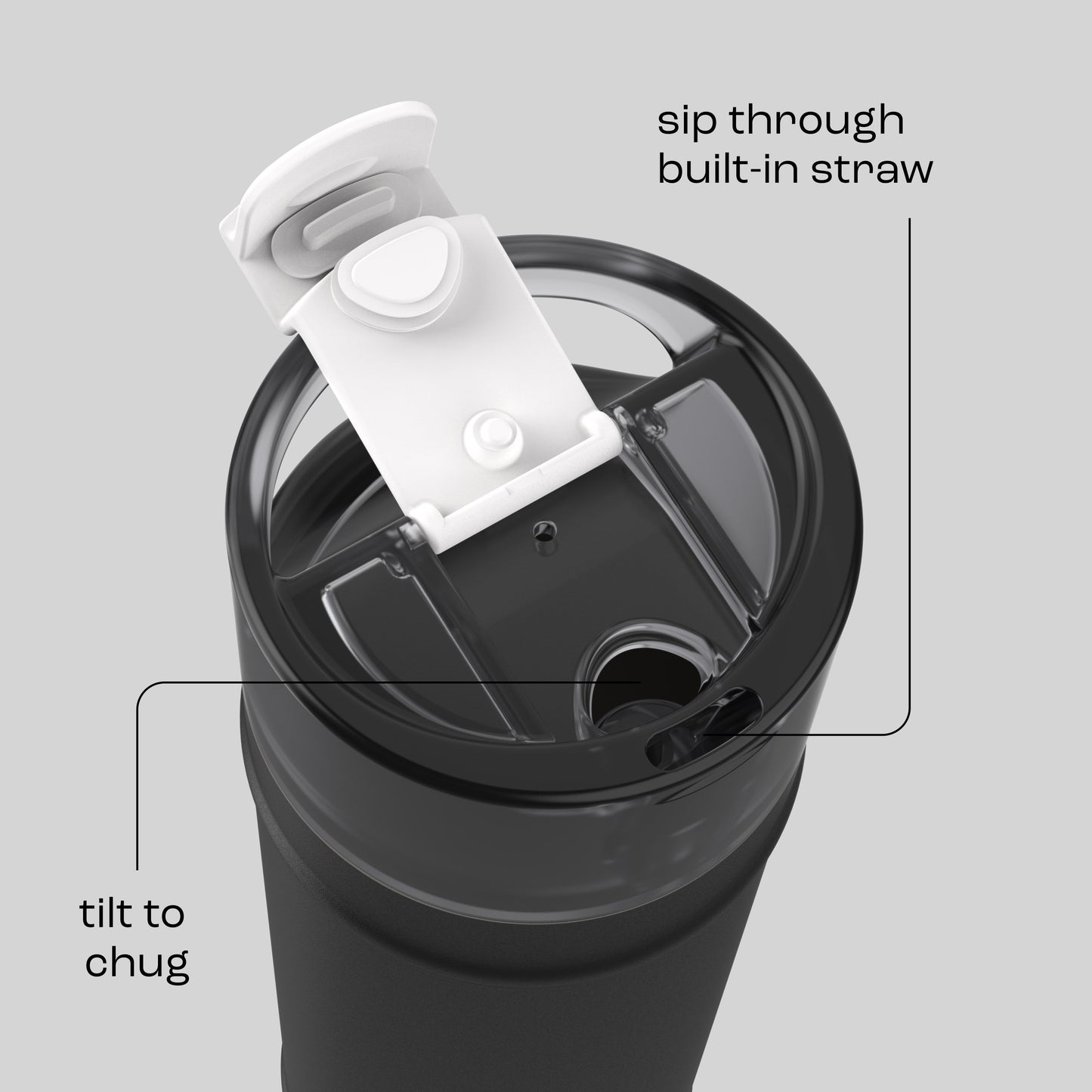 bubba 24 oz DualSip Insulated Stainless Steel Water Bottle - Office Siren - US 3673