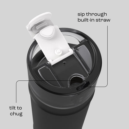 bubba 24 oz DualSip Insulated Stainless Steel Water Bottle - Office Siren - US 3673