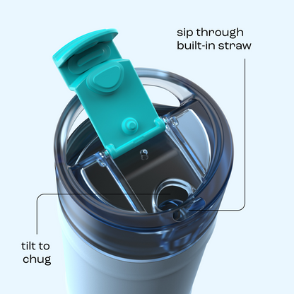 bubba 18 oz DualSip Insulated Stainless Steel Water Bottle - Daydreamin - US 2659