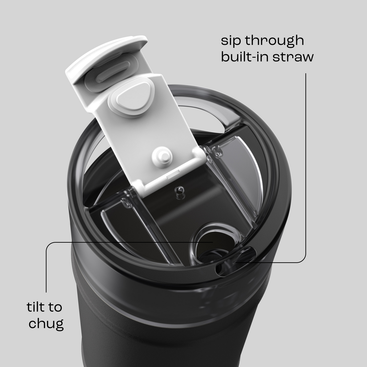 bubba 18 oz DualSip Insulated Stainless Steel Water Bottle -  Office Siren - US 6403