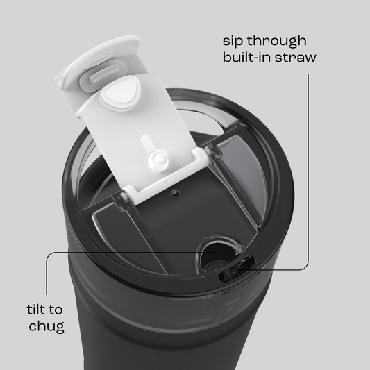 bubba 32 oz DualSip Insulated Stainless Steel Water Bottle - Office Siren - US 9371