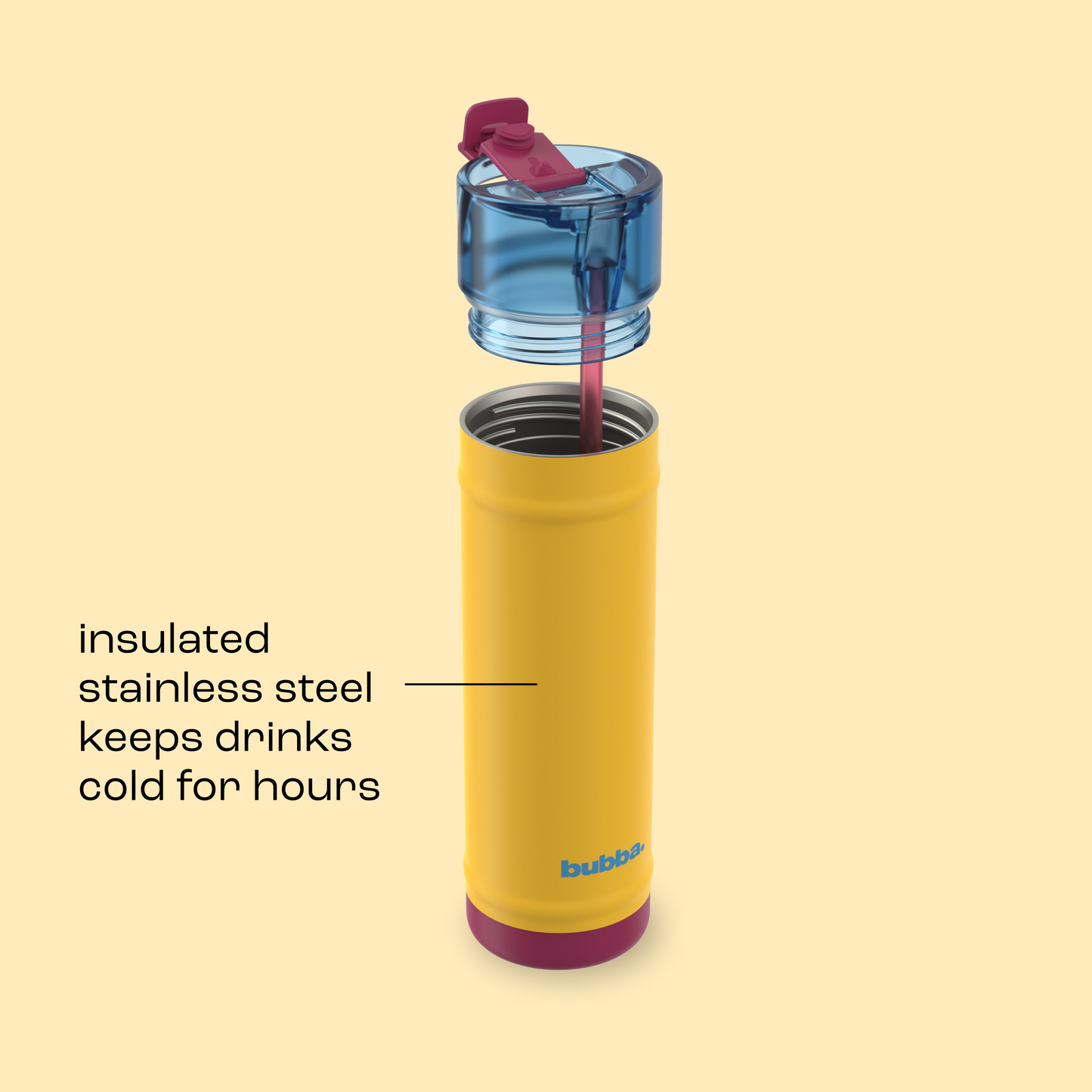 bubba 24 oz DualSip Insulated Stainless Steel Water Bottle - Spirit Week - US 5974