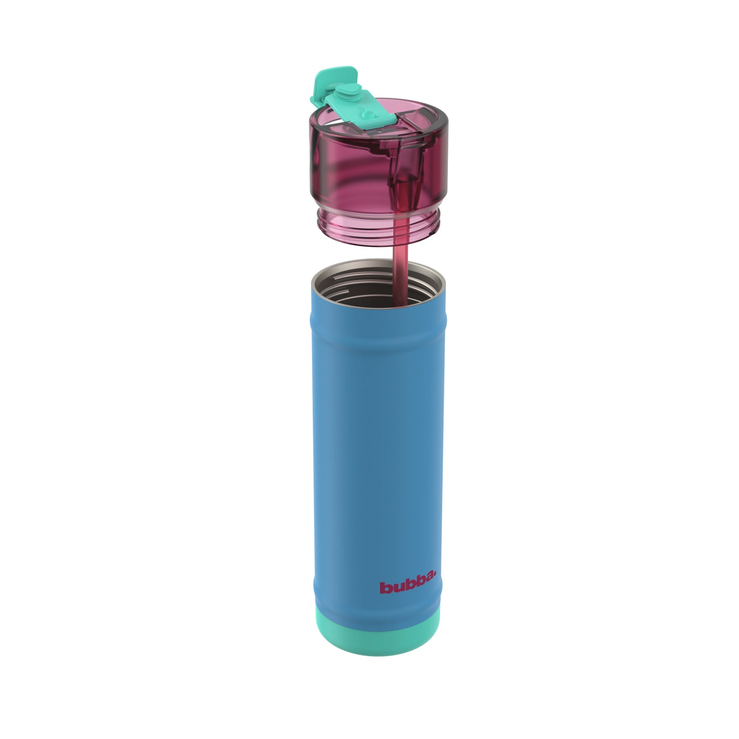 bubba 24 oz DualSip Insulated Stainless Steel Water Bottle - Blue Ribbon - US 8997